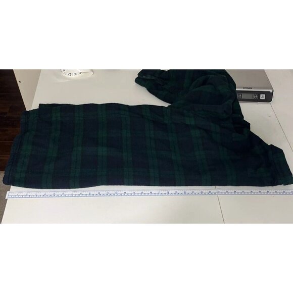 L.L. Bean Plaid Fleece-Lined Flannel Shacket Jacket Men's Size L - Picture 8 of 9